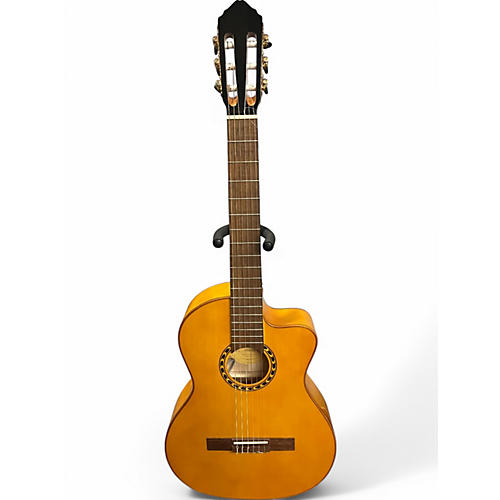 Used 2024 Lucero LFB250SCE Natural Classical Acoustic Guitar Natural