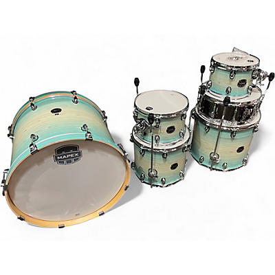 Used 2024 Mapex 6 Piece Armory Studioease 6-Piece Drum Shell Pack - AQUA Drum Kit