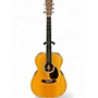 Used 2024 Martin OM-28E Natural Acoustic Electric Guitar Natural