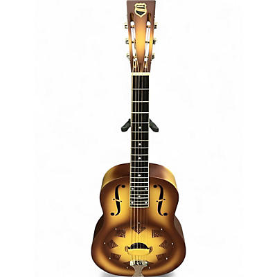 Used 2024 National TRIOLIAN WOOD BURST Resonator Guitar