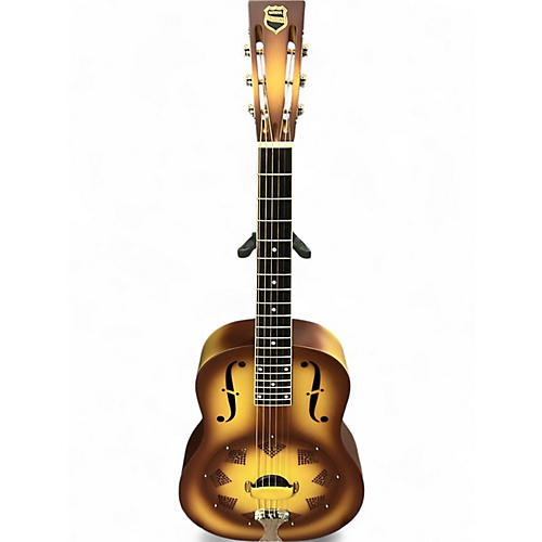 Used 2024 National TRIOLIAN WOOD BURST Resonator Guitar WOOD BURST