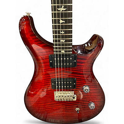 Used 2024 PRS CE24 Fire Red Burst Solid Body Electric Guitar
