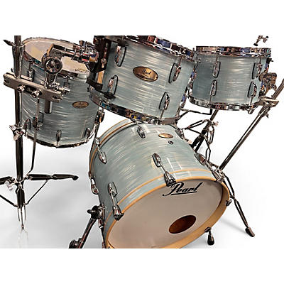 Used 2024 Pearl 4 Piece Session Studio Select Ice Blue Oyster Drum Kit