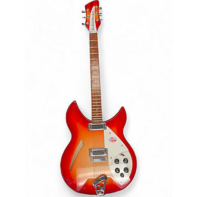 Used 2024 Rickenbacker 330 Fireglo Hollow Body Electric Guitar