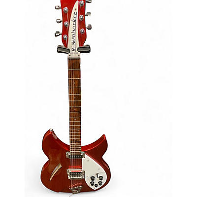 Used 2024 Rickenbacker 330 Ruby Hollow Body Electric Guitar