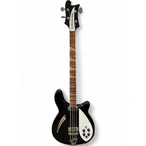 Used 2024 Rickenbacker 4005V Jetglo Electric Bass Guitar Jetglo