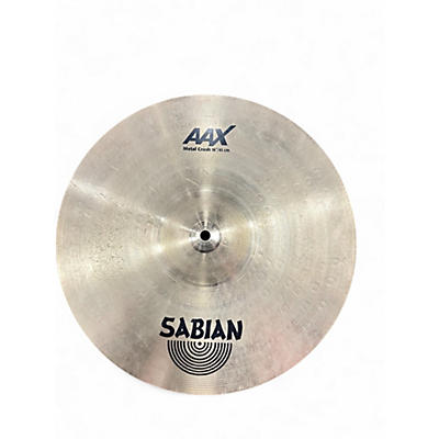 Used 2024 SABIAN 16in AAX Metal Crash Brilliant Cymbal