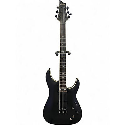 Used 2024 Schecter Guitar Research C-1 S HT SLS Elite "Evil Twin" Satin Black Solid Body Electric Guitar