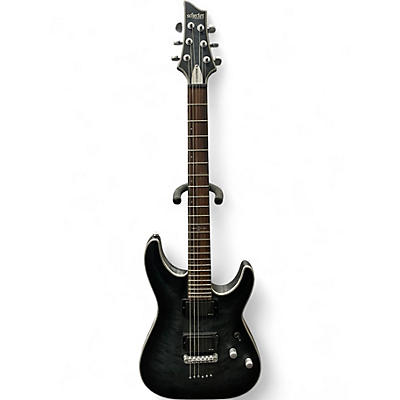 Used 2024 Schecter Guitar Research C1 Platinum Trans Black Solid Body Electric Guitar