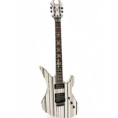 Used 2024 Schecter Guitar Research Synyster Gates Signature Custom S Alpine White Solid Body Electric Guitar