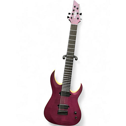 Used 2024 Schecter Guitar Research TAO-7 TRANS PURPLE Solid Body Electric Guitar TRANS PURPLE
