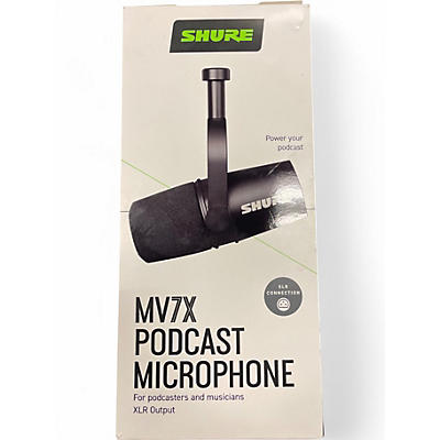 Used 2024 Shure MV7X Condenser Microphone