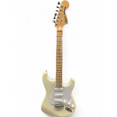 Used 2024 Squier Affinity Stratocaster Alpine White Solid Body Electric Guitar