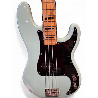Used 2024 Squier Classic Vibe 1970S Precision Bass Surf Green Electric Bass Guitar