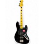 Used 2024 Squier Classic Vibe 70s Jazz Bass Black Electric Bass Guitar Black