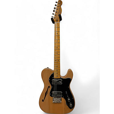 Squier Used 2024 Squier Classic Vibe 70s Thinline Telecaster Natural Hollow Body Electric Guitar