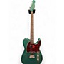 Used 2024 Squier Classic Vibe Telecaster Custom Sherwood Green Metallic Solid Body Electric Guitar Sherwood Green Metallic