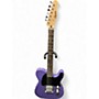 Used 2024 Squier Esquire Purple Solid Body Electric Guitar Purple