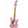 Used 2024 Squier Hello Kitty Stratocaster Pink Solid Body Electric Guitar Pink
