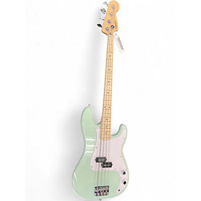 Used 2024 Squier Precision Bass Surf Green Electric Bass Guitar
