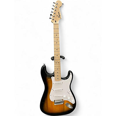 Used 2024 Squier SONIC STRATOCASTER 2 Tone Sunburst Solid Body Electric Guitar