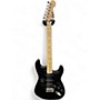 Used 2024 Squier SONIC STRATOCASTER Black Solid Body Electric Guitar Black