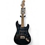 Used 2024 Squire STRATOCASTER Black Solid Body Electric Guitar Black