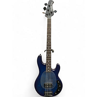 Sterling by Music Man Used 2024 Sterling by Music Man Ray34 Neptune Blue Satin Electric Bass Guitar