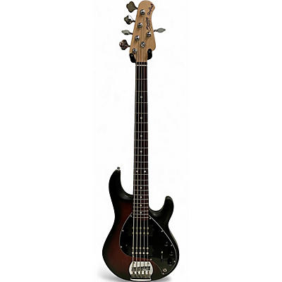 Used 2024 Sterling by Music Man Ray5 5 String BLACK CHERRY BURST Electric Bass Guitar