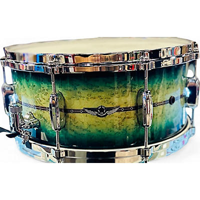 TAMA Used 2024 TAMA 6.5in STAR CERULEAN BIRDSEYE MAPLE BURST  Drum