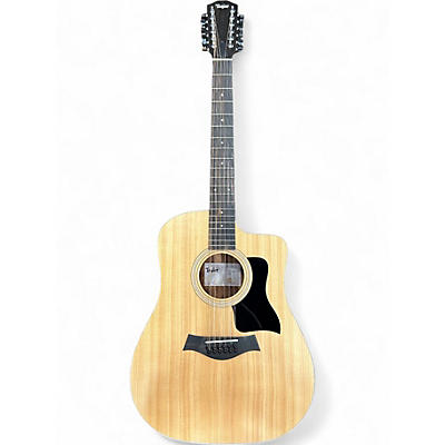 Used 2024 Taylor 150ce Doce Doble Natural 12 String Acoustic Electric Guitar