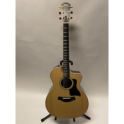 Taylor Used 2024 Taylor 214CE Deluxe Natural Acoustic Electric Guitar