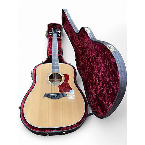 Used 2024 Taylor 410E Natural Acoustic Electric Guitar Natural