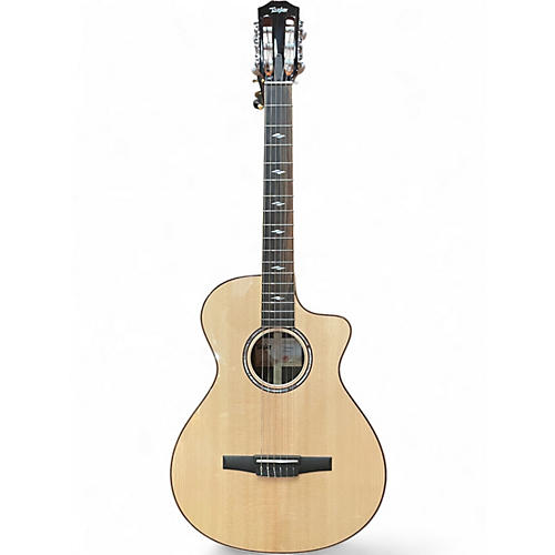 Used 2024 Taylor 812CE Natural Acoustic Electric Guitar Natural