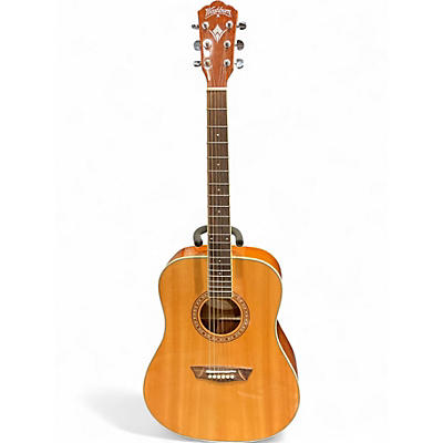Used 2024 Washburn WD7S Natural Acoustic Guitar