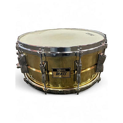 Used 2024 Yamaha 6.5X14 Absolute Snare Brass Drum