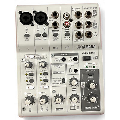 Used 2024 Yamaha AG06 Unpowered Mixer