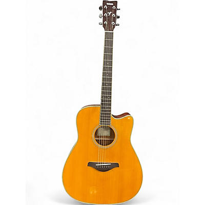 Used 2024 Yamaha FGC-TA Antique Natural Acoustic Electric Guitar