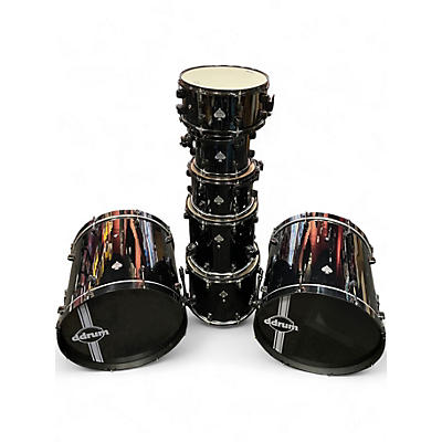 Used 2024 ddrum 5 Piece Diabloe Series  BLACK Drum Kit