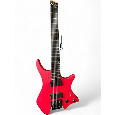 Used 2024 strandberg Boden Metal NX 7 BLOOD RED Solid Body Electric Guitar