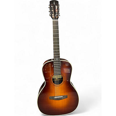 Used 2025 Alvarez LT70e Herringbone 12-Fret Laureate Series 000 Acoustic-Elect Sunset Acoustic Electric Guitar