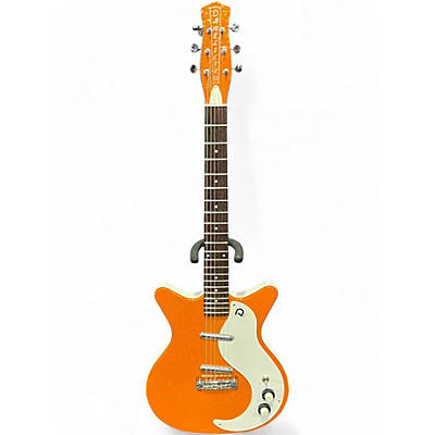 Used 2025 Danelectro 59 NOS PLUS ORANGE SPARKLE Solid Body Electric Guitar