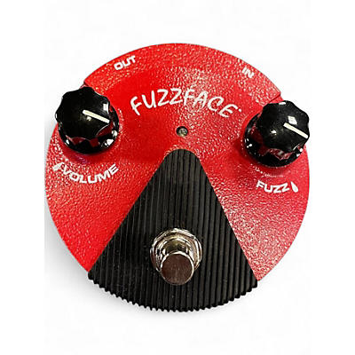 Used 2025 Dunlop FFM2 Germanium Fuzz Face Mini Red Effect Pedal