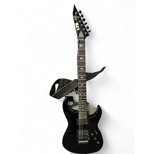 Used 2025 ESP LTD KH602 Kirk Hammett Signature Black Solid Body Electric Guitar Black