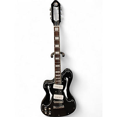 Used 2025 Eastwood deerhoof eeg1 lh black Solid Body Electric Guitar