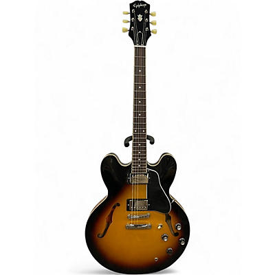 Used 2025 Epiphone ES355 Vintage Sunburst Hollow Body Electric Guitar