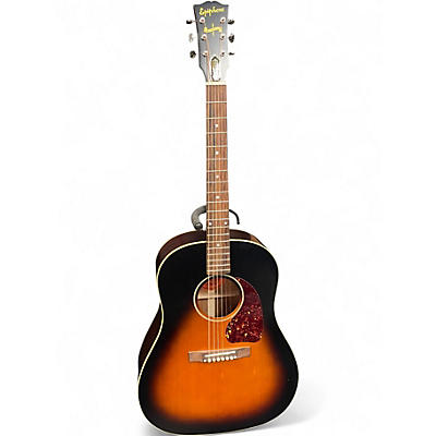 Used 2025 Epiphone IGC BANNER J-45 2 Color Sunburst Acoustic Guitar