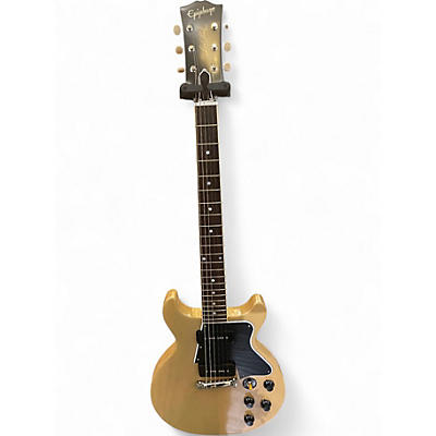 Used 2025 Epiphone Inspired By Gibson Custom 1960 Les Paul Special Double Cut TV Yellow Solid Body Electric Guitar