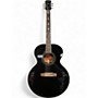 Used 2025 Epiphone J-180 Ebony Acoustic Electric Guitar Ebony