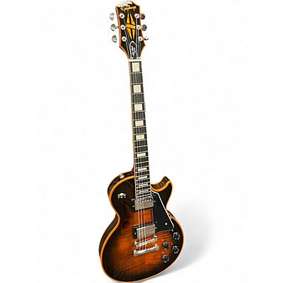 Used 2025 Epiphone LES PAUL CUSTOM WIDOW ORANGE BURST Solid Body Electric Guitar